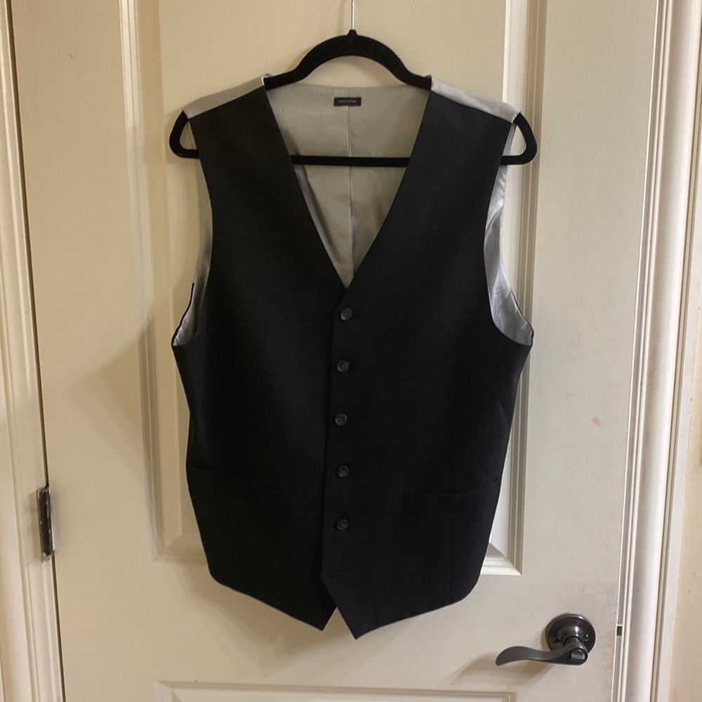 J Ferrar slim tuxedo vest - new - size L